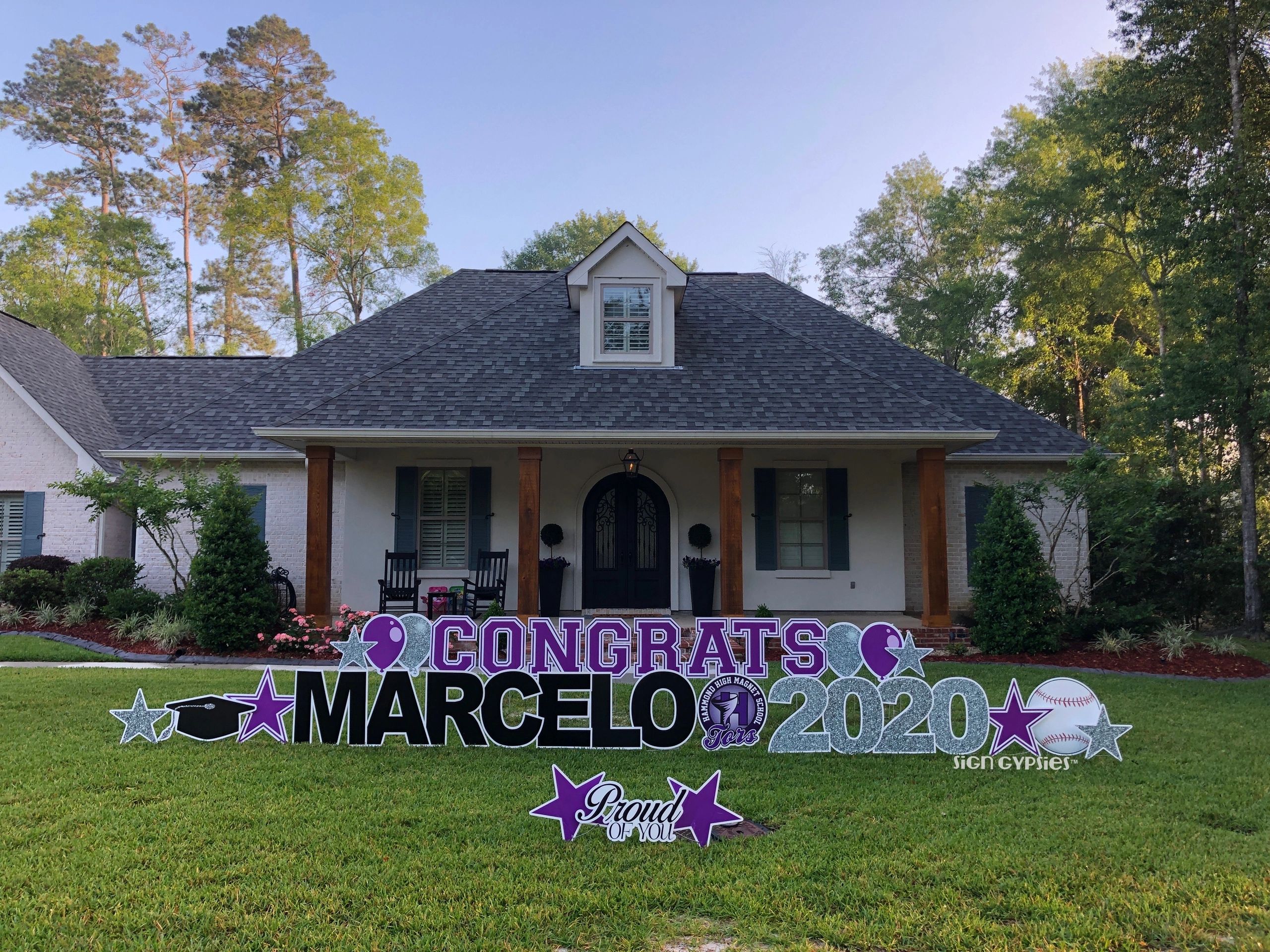 Sign Gypsies of Hammond Yard Greeting, Yard Signs